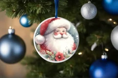Watercolor Santa Christmass PNG Product Image 1