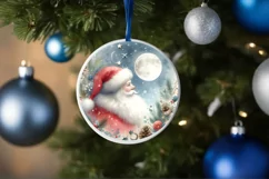 Watercolor Santa Christmass PNG Product Image 1