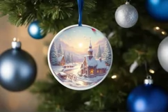 Detailed Pastel Molten Candy Christmas Digital Painting Product Image 4