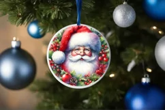 Santa Christmas Winter Scene PNG Product Image 1