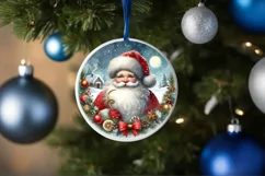 Watercolor Santa Winter PNG Product Image 1