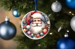 Colorful Santa Christmas Image PNG Product Image 4