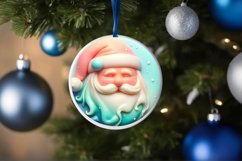 Round Christmass Santa PNG Product Image 1