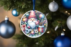 Christmass Gnome Christmas Ornament Sublimation PNG Product Image 4