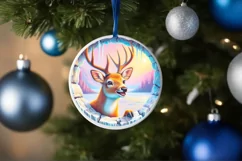 Melting Ice Deer with Goofy Smile PNG Product Image 4