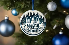 Christmas 3D Round SVG Magical Moments Product Image 1