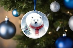 Very Christmas Polar Bear Ornament PNG Product Image 1