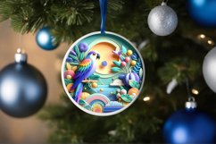 Round Christmas Ornament Sublimation|Clipart Product Image 3