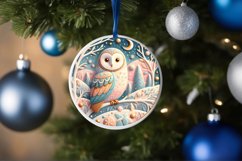 Round Christmas Ornament Sublimation|Clipart Product Image 3