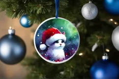Round Penguin Christmass Sublimation PNG Product Image 4