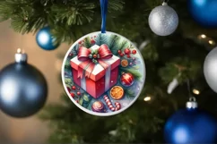 Gift Christmas Ornament Sublimation PNG Product Image 4