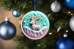 Christmas Deer Sublimation PNG Product Image 1