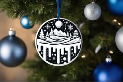 Season of Joy Winter Scene Sublimation PNG Product Image 4