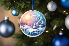Season of Joy Winter Scene Sublimation PNG Product Image 1