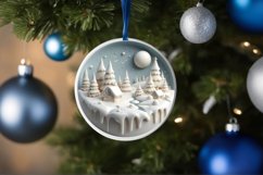 3D Martzipan Winter Scene Sublimation PNG Product Image 4