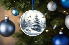Champagne Winter Scene Sublimation PNG Product Image 1