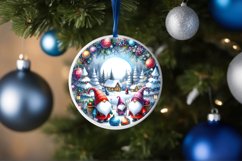 Winter Gnomes Ornament Sublimation PNG Product Image 1
