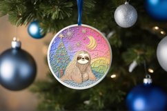 Round Christmas Ornament Sublimation|Clipart Product Image 3