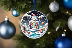 Jolly Smiles Christmas Vector Sublimation PNG Product Image 4
