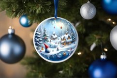 Melting Winter Scene with Gnome Sublimation PNG Product Image 1