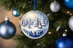 Melting Winter Scene with Gnome Sublimation PNG Product Image 1