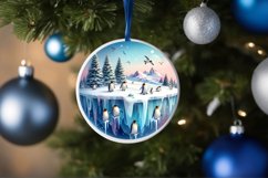 3D Looking Winter Watercolor Colorfull Sublimation PNG Product Image 4