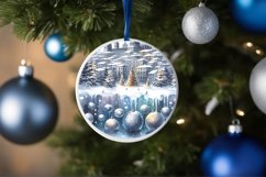 3D Winter Scene Spain Ornament Sublimation PNG Product Image 4