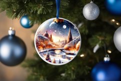 3D Winter Scene Spain Ornament Sublimation PNG Product Image 4