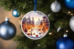 3D Winter Scene Spain Ornament Sublimation PNG Product Image 4