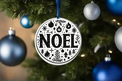Noel Type Treatment Winter Christmas Ball Scene Sublimation Product Image 4