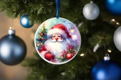Santa Digital Painting Sublimation PNG Product Image 4