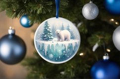 Pastell Christmas Ornament Polar Bear Product Image 1