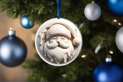 Santa Ornament Sublimation PNG Product Image 4