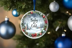 Christmas Scene Baby It's Cold Outside Sublimation PNG Product Image 4