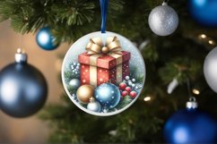 Watercollor Christmas Ornament Gift Product Image 1