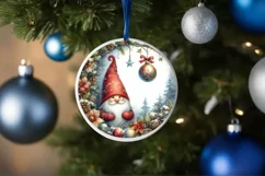 pastel christmass gnome ornament sublimation png Product Image 4