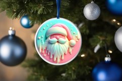 Pastell 3D Santa Christmas PNG Product Image 4