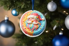 Pastell 3D Santa Christmas PNG Product Image 4