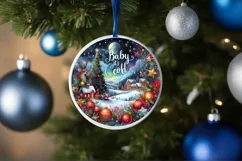 Christmas Scene Baby it's Cold Outside Sublimation PNG Product Image 1