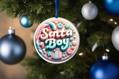 Santa's Boy 3D Sublimation PNG Product Image 4