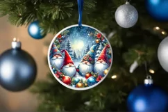 Colorful Winter Gnomes Sublimation PNG Product Image 1