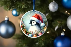 Colorful Penguin Winter Scene Image PNG Product Image 4