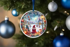 Baby it's Cold Outside Christmass Scene Ornament Sublimation Product Image 4