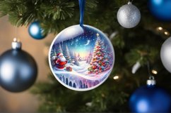 Melting Winter Scene with Santa Sublimation PNG Product Image 4