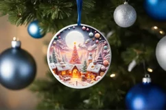 Christmas Candy Melting Edges Sublimation PNG Product Image 4