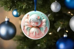 Depth Christmas Fairy Sublimation PNG Product Image 1