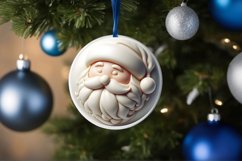 3D Santa Ornament PNG Product Image 4