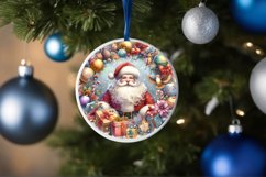Santa Centered Christmas Painting PNG Product Image 4