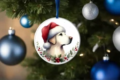 Round Christmas Ornament Sublimation|Clipart Product Image 4