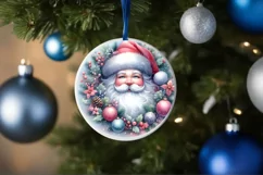 Santa Melting Winter Scene Cactus PNG Product Image 4